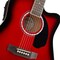 Ashthorpe Full-Size Dreadnought Cutaway Acoustic-Electric Guitar Bundle - Premium Tonewoods